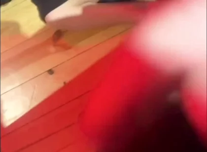 Amateur Boy Pissing in a Glass Held in His Friend's Mouth