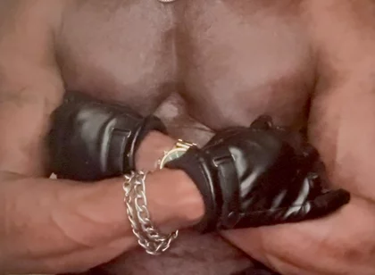 Latex Encased Muscle Butt Nippleplay Wank Cum Solo