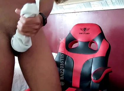 Jerking in a Sock Feel so Good.
