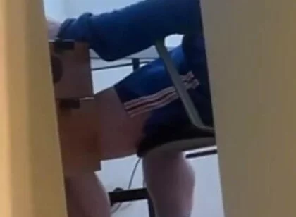 Caught My Straight Flatmate Jerking off to Porn