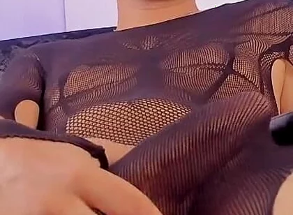 Good Boy Femboy Ken Masturbates in Tights and Asks to Be Watched