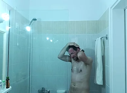 Masturbating Alone in the Shower, Almost Caught Masturbatin