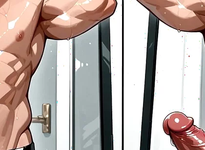 Ai Sexy Oiled Muscle Men