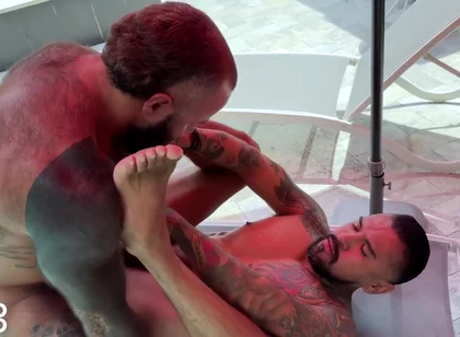 Horny Adult Clip Homosexual Rimjob Best Only For You With Boomer Banks And Baby Bear