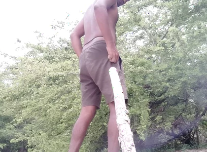 Xhard on Dick on Duty in Forest Alone