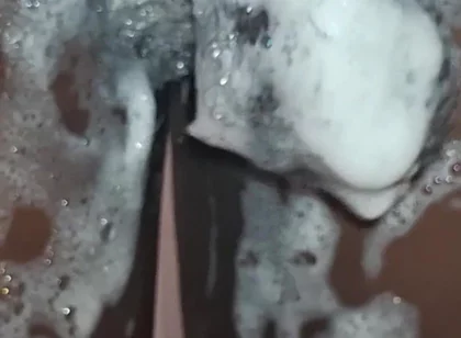 Cms Cleaning His Big Black Uncut Cock