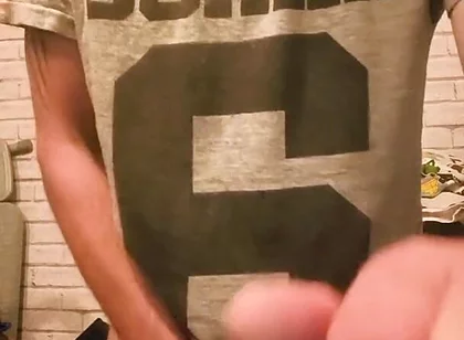 Big Dick Wanking and Smoking