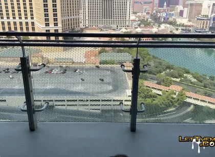 Public Balcony Fuck Juven Fucks Bareback