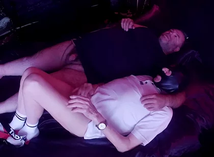 Part 3-lanista Bear & Tawseman Spanking Session in the Vamp Room!