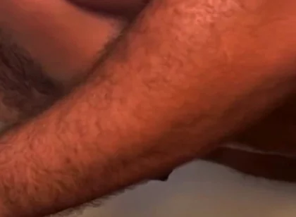 A Big Gay Guy with Huge Nipples and a Black Guy with a Big Cock Share an Intense and Babble-kissed Kiss.
