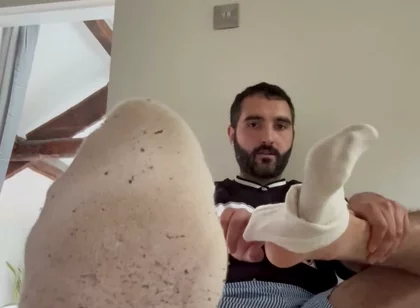 Sniffing My Overused Socks After the Gym!