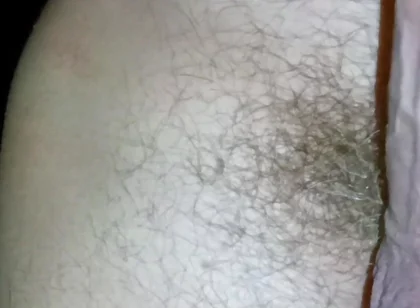 Big Uncut Cock Naked Night Time Masturbating Outdoors, Creamy Cum on Table - Rockardglans