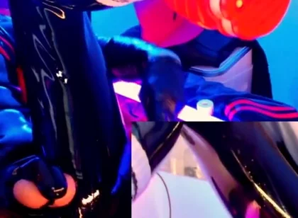 I Love the Black Full Body Latex Suit