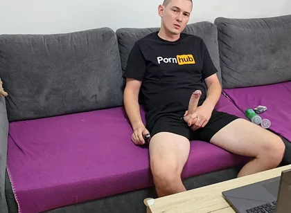 Horny Big Dick Guy - Hot Masturbation, Intense Orgasm and Massive Cumshot