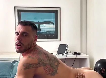 Brenno Villar and Black Manguera -interracial Fuck with the Huge Cock Masked (part 2)