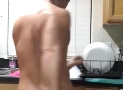 Soapy Dance While Doing the Dishes