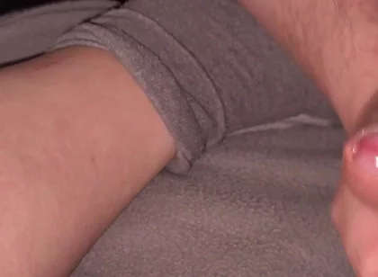 Jerking off @jerkbuddy 's Hot Little Dick Until He Cums