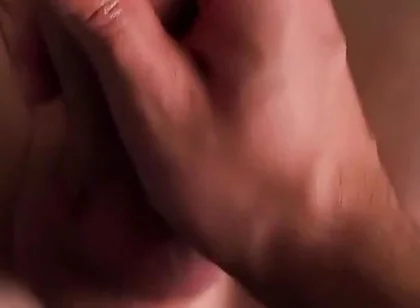 POV Real Couple Intimate Bareback Anal Sex with Breeding and Simultaneous Cum