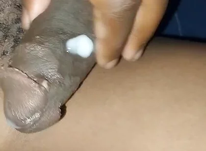 Virgin Asshole and Thick Cum on My Fat Cock