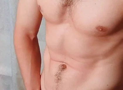 Pumped up Guy Decided to Jerk off After a Hard Day's Work to Relax - Alexhuff
