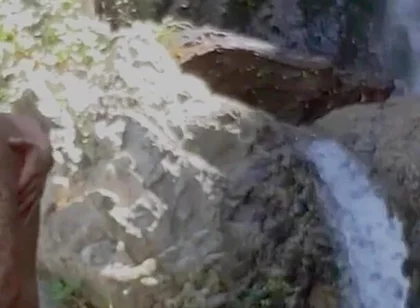Tatted Gay Stepdaddy Fucks Twink Public Hiking Waterfall Fucking Caught Hardcore Anal Big Cumshot Uncut