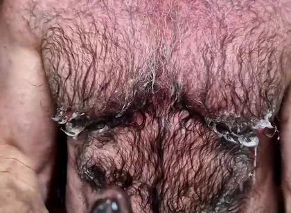 Hairy Muscle Bear Cools Down