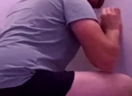 Straight Man Blows My Cock at Gloryhole