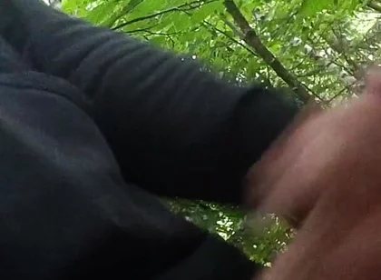 Cumshot at the Bus Stop