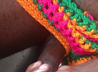 African Bisexuals Masturbating and Huge Cum