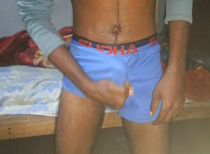 Oldman Cook in Underwear Solo Fuck