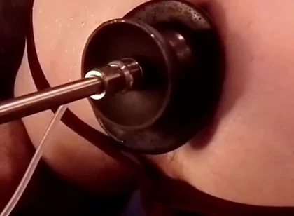 Cum Lube Dildo and Pig Hole