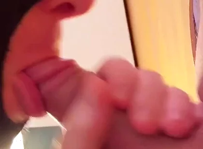 Big Cum Explosion at Gloryhole Horny Xl Cock