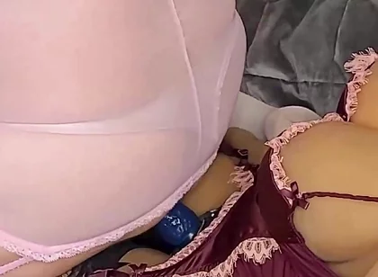 Single Angle Camera Pegging Daddy for the First Time