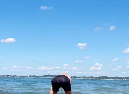 My Butt at the Beach