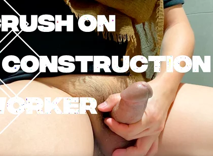 A Sweet Guy Having an Intimate Sexual Bonding with a Construction Worker with a Help of a Waiter