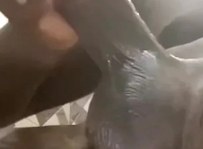 Part 2 BBC Public Washroom Deep Jerking off Orgasm