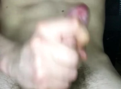 Young Man Jerking off His Big Cock