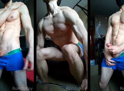 A Quick Warm-up Before the Main Workout - Massive Cumshot