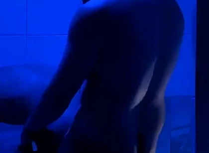 Muscle Bear Fucks Latino in Gay Sauna