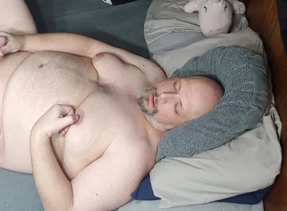 Chubby Guy Jerk and Cum