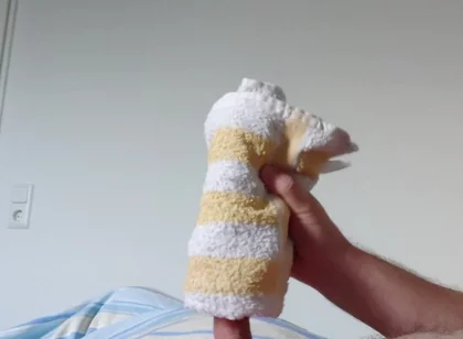 Small Cock Having Fun with the Towel