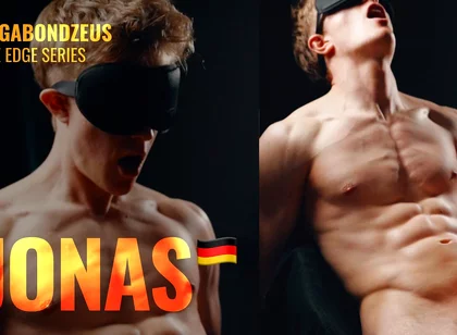 German Twink Blonde Jonas Edging
