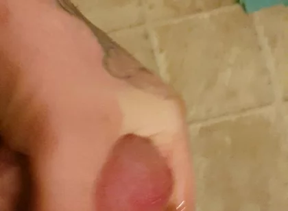 Cumming on the Toilet