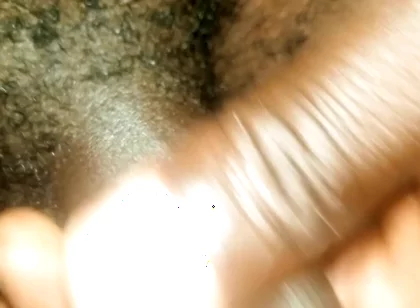 Masturbating