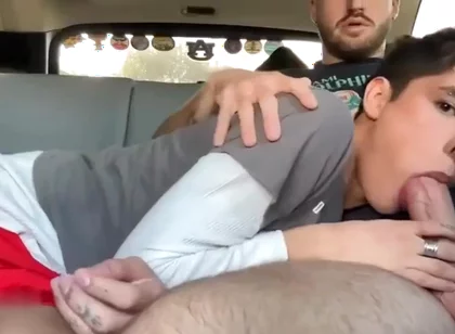 Stepdaddy Fucks His Boy In Car