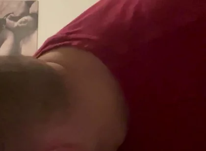 Cock and Ball Bondage with Nipple Clamps and Butt Plug