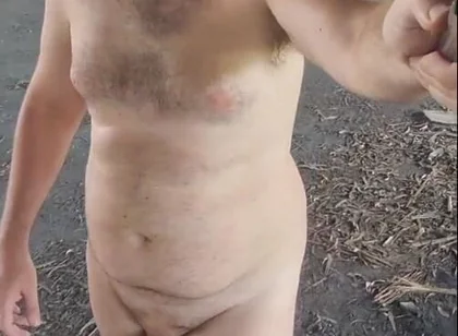 Walking Naked Boy