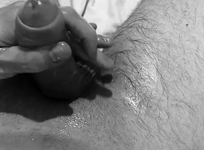 Massage with Butter and Squirt Horny