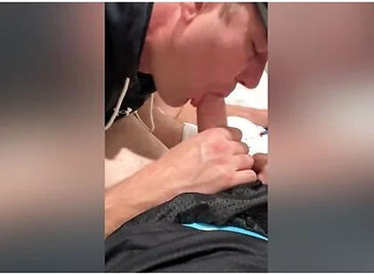 Getting A Blowjob Before Bed With A Huge Facial As A Reward