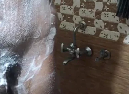 Mayank Taking Shower and Pissing